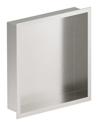 Damixa Zen indbygningshylde t/brus 300x300x75mm stål PVD - 1