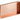 Damixa Zen indbygningshylde t/brus 300x600x75mm børstet kobber - 1