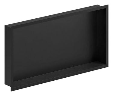 Damixa Zen indbygningshylde t/brus 300x600x75mm mat sort - 1