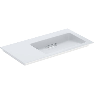 Geberit ONE håndvask 90 x 48 cm u/hanehul hvid/KeraTect blank hvid - 1