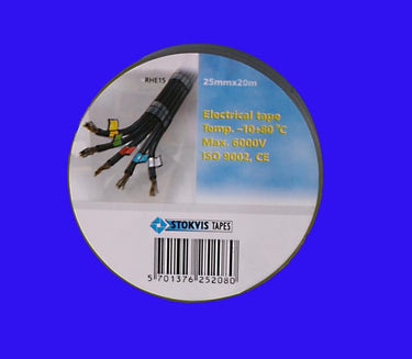 PVC tape grå 38mm x 20 m - 1