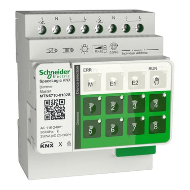 Dæmpningsaktuator, SpaceLogic KNX, universal, 230 V, hvid - 1
