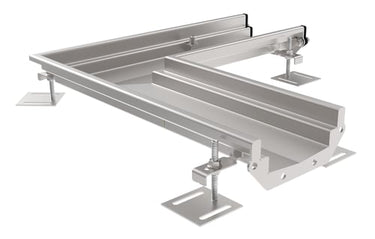 BLÜCHER LINEA vinkelrende 500x500/150x55mm u/fald - 1