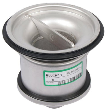 BLÜCHER brandsikker indbygningsvandlås 108x82/118mm syrefast - 1