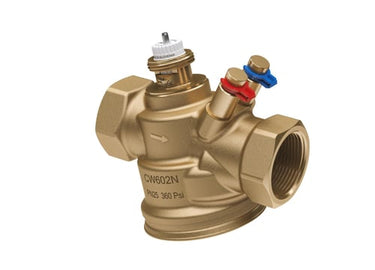 Danfoss AB-QM flowbegrænser afzinkningsfrit messing DN25 HF mf/måleudtag - 1