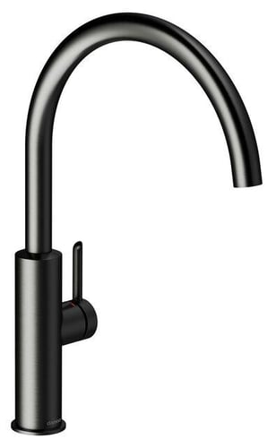 Damixa Iris køkkenarmatur 225mm C-tud børstet grafit grå - 1