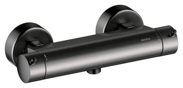 Damixa Iris termostatbatteri 1/2" børstet grafit grå - 1