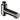 Damixa Iris kartud m/omskifter 3/4"x1/2"/117mm børstet grafit grå - 1