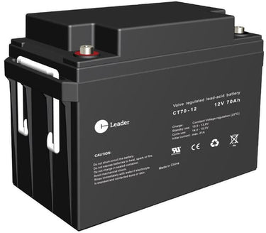 BLYBATTERI 12V-70 Ah L348xB167xH178 T6 - 1