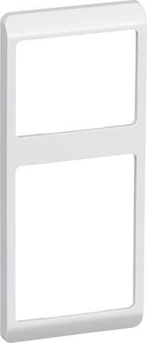OPUS 66 ramme kombi 2,5 modul lodret hvid - 1