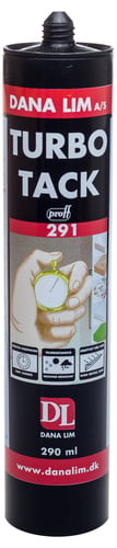Turbo Tack 291 Sort 290ml - 1