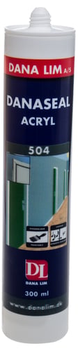 Acrylfugemasse 504 Hvid 300ml - 1