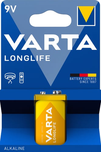 Varta Batteri Longlife 9V - 1