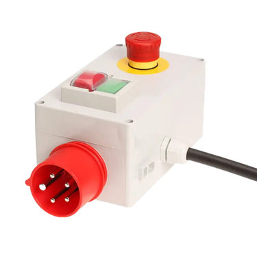 K&B motorstarter med brems 2,2kW 5,5A med fasevender og nødstop EN418 Se mere information i datablad og dimensioner - 1