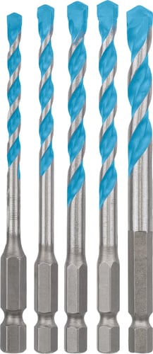 Bosch Borsæt Hex Multiconstruction 4-8mm 5 stk - 1