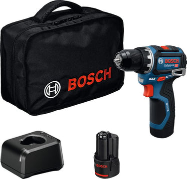 Blå Bosch GSR 12V-32 Bore-/skruemaskine 2x2Ah taske - 1
