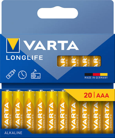 Varta Batteri Longlife AAA 20 stk - 1