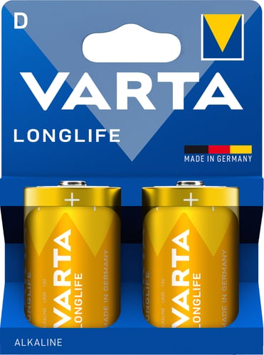 Varta Batteri Longlife D 2 stk - 1