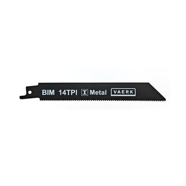 Bajonetsavklinge metal 150x19mm 14TPI 5 stk HSS Bi-metal M2 tænder - 1