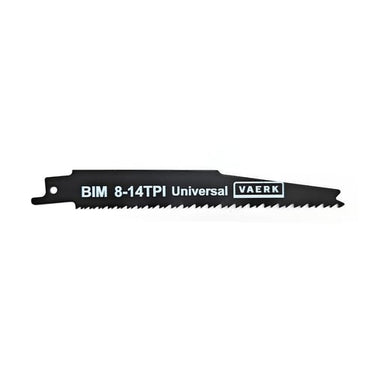 Bajonetsavklinge universal 150x19mm 8/14 TPI 5 stk HSS Bimetal M2 tænder - 1