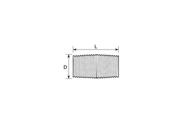 Nippelrør G SAMMENSK 1/4x25 - 1