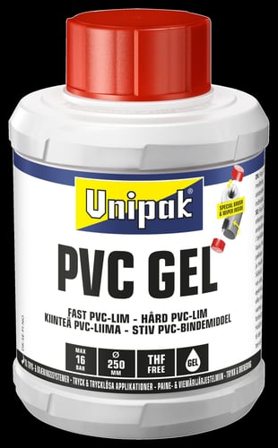 Unipak PVC gel tætningsmiddel 500ml - 1