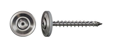 4.5x25 Rustfri A2 Linsehoved Spenglerskrue T-STAR plus T20 4CUT 75 Stk. - 1