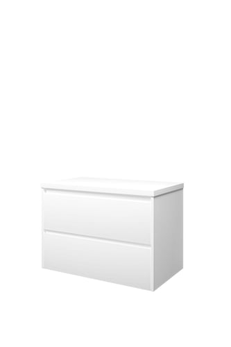 Sanibell Proline møbelsæt 81x46cm mat hvid - 1