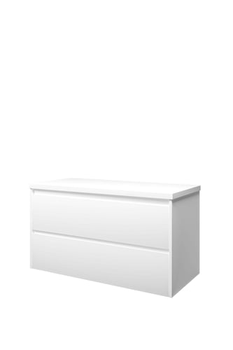 Sanibell Proline møbelsæt 101x46cm mat hvid - 1