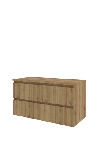 Sanibell Proline møbelsæt 101x46cm med lameller urban eg - 1