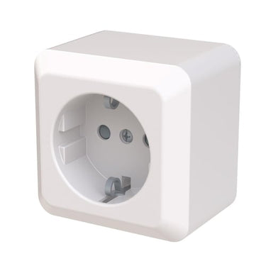 Stikkontakt SAGA IP21 signal hvid - 1