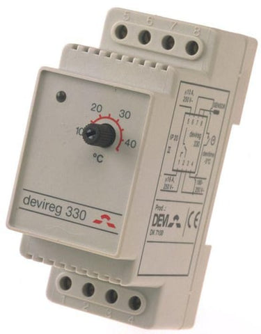Devireg 330 +60<>+160° DINrail sensor - 1