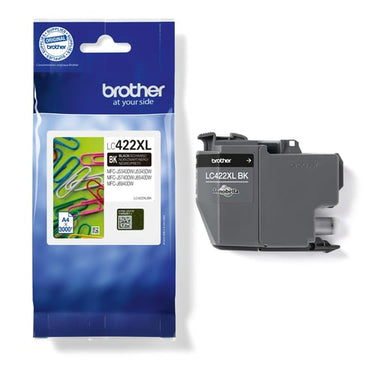 Brother LC422XLBK Blæk 3000 sider sort - 1