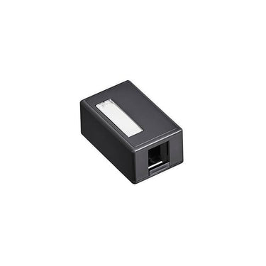 Office box 1 port, for 1 x Keystone konnektorer, sort - 1