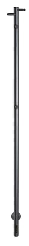 Kriss Single håndklædetørrer 1480x32mm matsort - 1