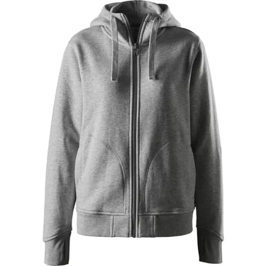 Snickers Kraftig sweatshirt til kvinder med lynlås og hætte 2047 lys grå str XS - 1