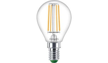 Philips MASTER Ultra Efficient LED Krone 485lm 2,3W (40W) E14 827 P45 Klar - 1