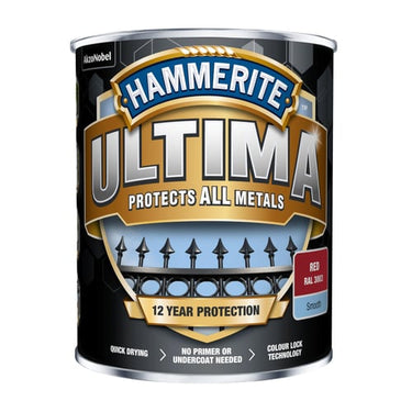Hammerite Ultima Rød RAL3003 750ml - 1