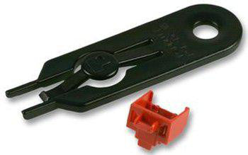 Modular jack blindprop lås "Block-Out" ps.á 10 stk + 1 nøgle - 1