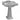 Lavabo Contea Retro 72 håndvask m/piedestal hvid - 1