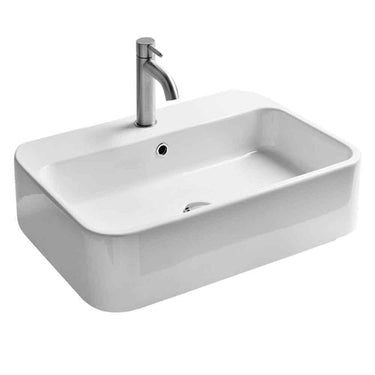 Lavabo Cosa 60 håndvask m/hanehul hvid - 1