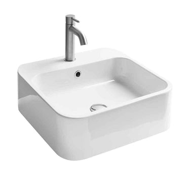 Lavabo Cosa 48 håndvask m/hanehul hvid - 1