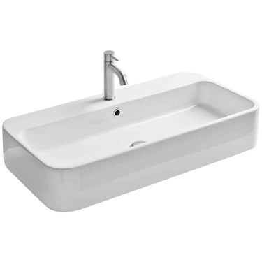Lavabo Cosa 100 håndvask m/hanehul hvid - 1