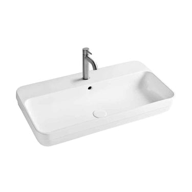 Lavabo Legacy 80 håndvask m/hanehul hvid - 1