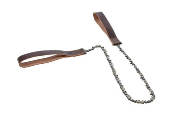 Hånddrevet Kædesav Premium Version 65cm etui og håndtag i svensk læder - 1