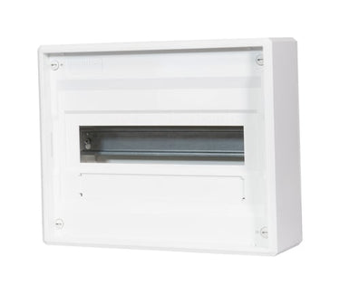 VISION12+2 gruppetavle med indstikklemmer,1 række 12+2 moduler hvid - 1