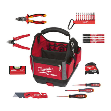 Milwaukee Packout Elektrikersæt åben 23 dele - 1
