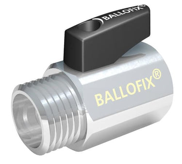Broen Ballofix med håndtag muffe/nippel 3/8 - 1