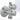Broen Arcofix kombiventil 1/2" x 3/4" x 3/8" - 1