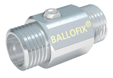 Broen Ballofix uden håndtag nippel/nippel 3/8 - 1